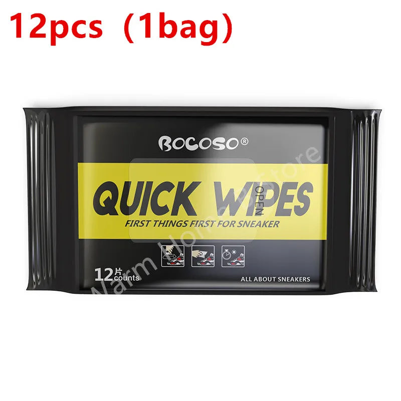 Shoe brush Sneaker Cleaning Wipes Travel Portable Sneaker Disposable Quick Cleaning Wet Wipes White Shoes Artifact Shoe Cleaners